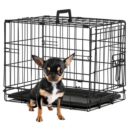 Dog crate foldable metal - crate,