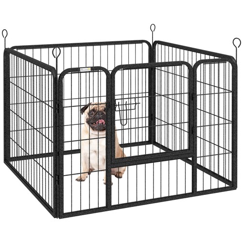 Pawhut metal pet playpen - metal,