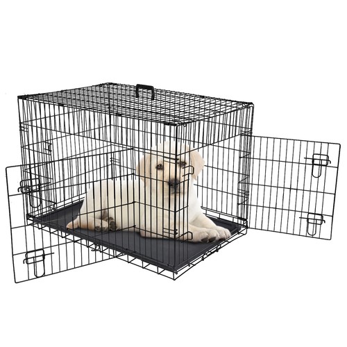 Inch folding dog crate - dog,