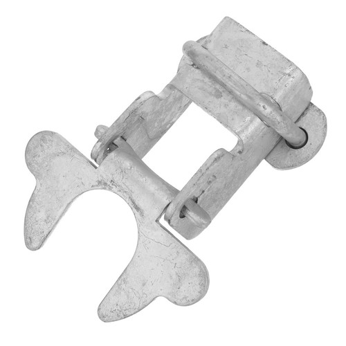 Heavy duty silver kennel gate - duty,