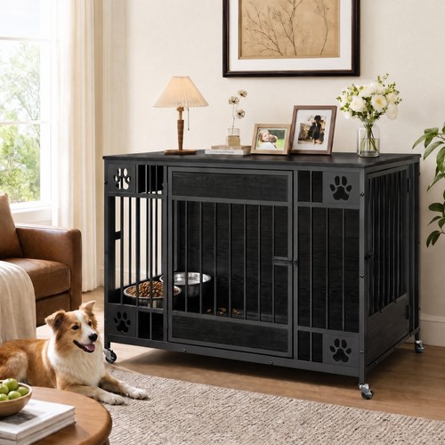 Dog crate furniture - crate, large