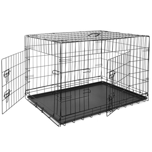 Metal dog crate - dog,