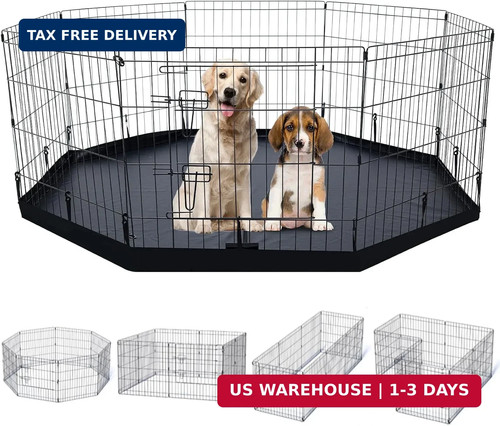 Folding dog playpen indoor - playpen,