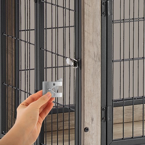 Garden gate lock kennel frame - ,