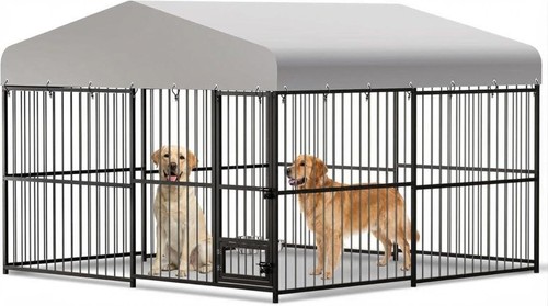 Large outdoor dog kennel - large,