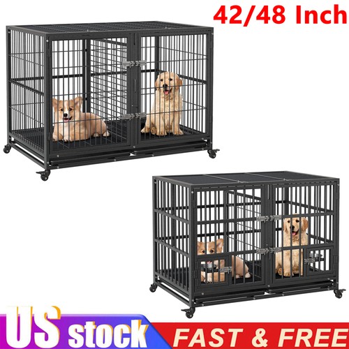 Dog crate cage - dog, 42"/48"