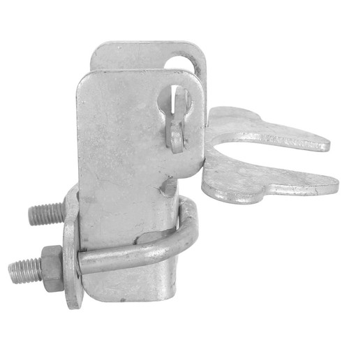 Silver metal pet door lock - metal,